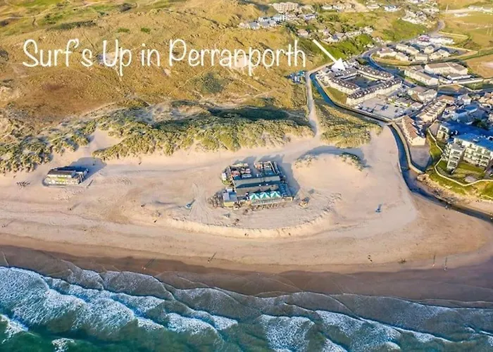 Surf\'S Up In Perranporth, Cornwall Coastal Holidays